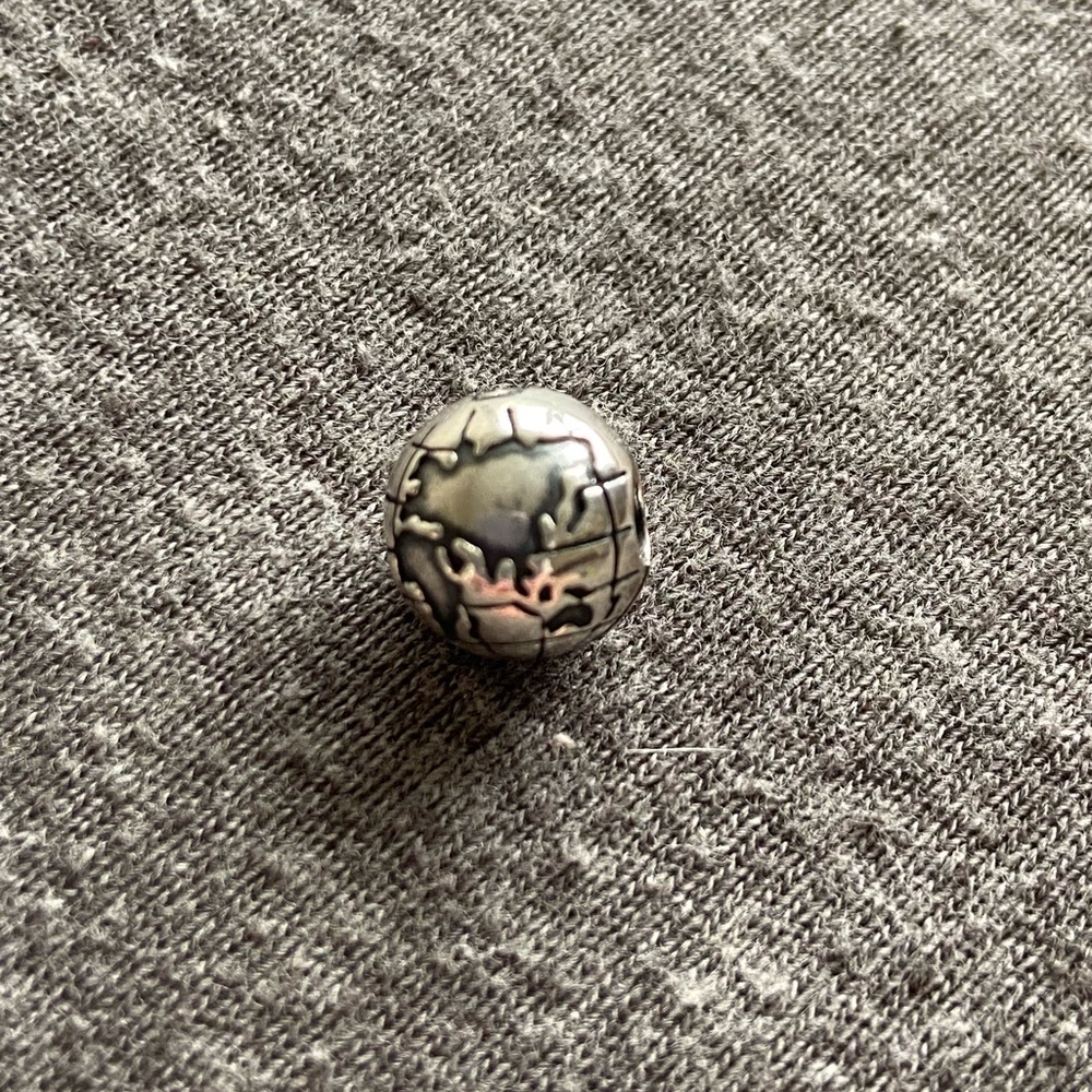 Pandora globe charm